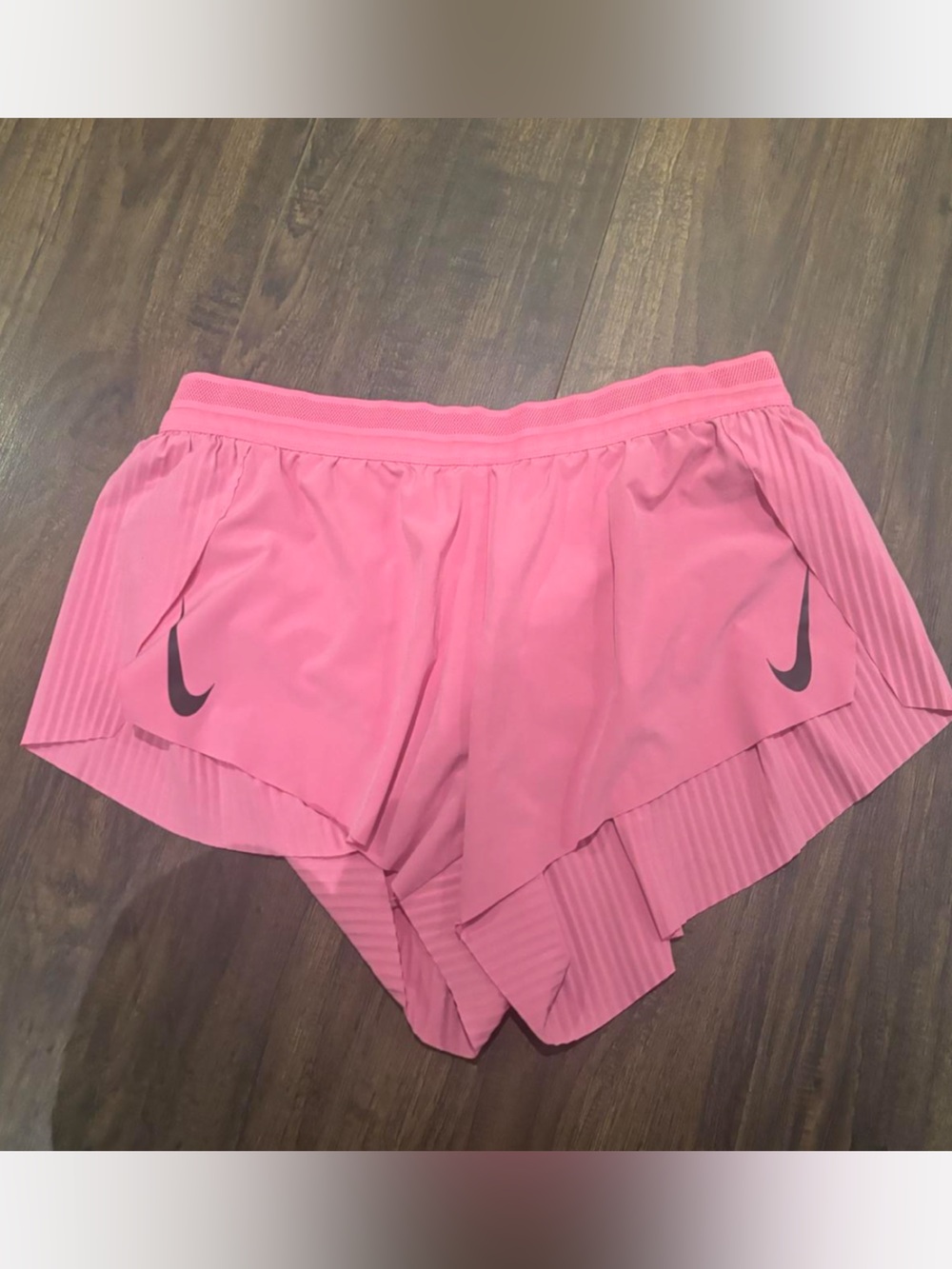 Women’s Nike Aeroswift Race Running Shorts Pink medium mid rise
